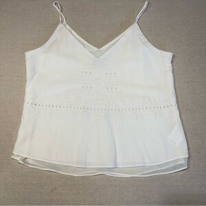 Express - Elegant White Women's Top - Size Small